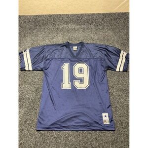 Dallas Cowboys Miles Austin 19 Jersey Mens XL Navy Blue NFL Football Mesh 7022M
